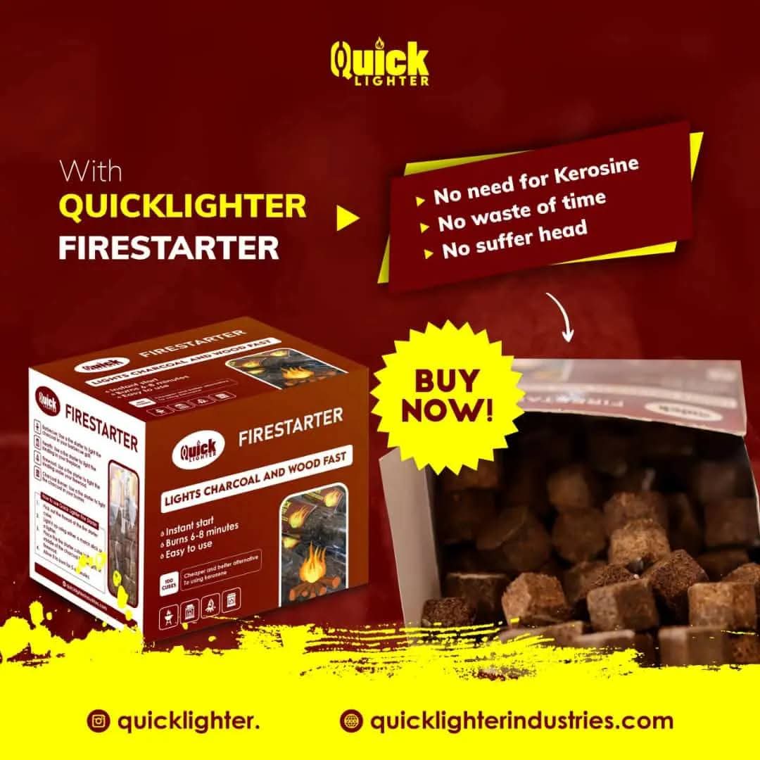 Fire Starter cubes – lights your charcoal stove with no smoke