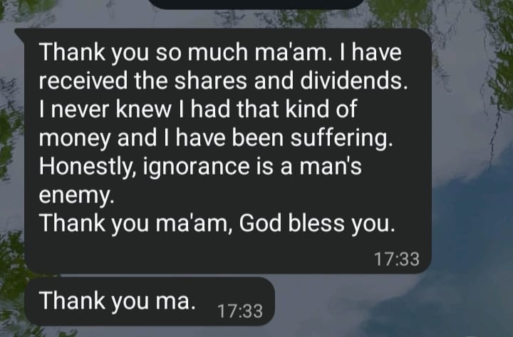 Workshop attendee testimonial